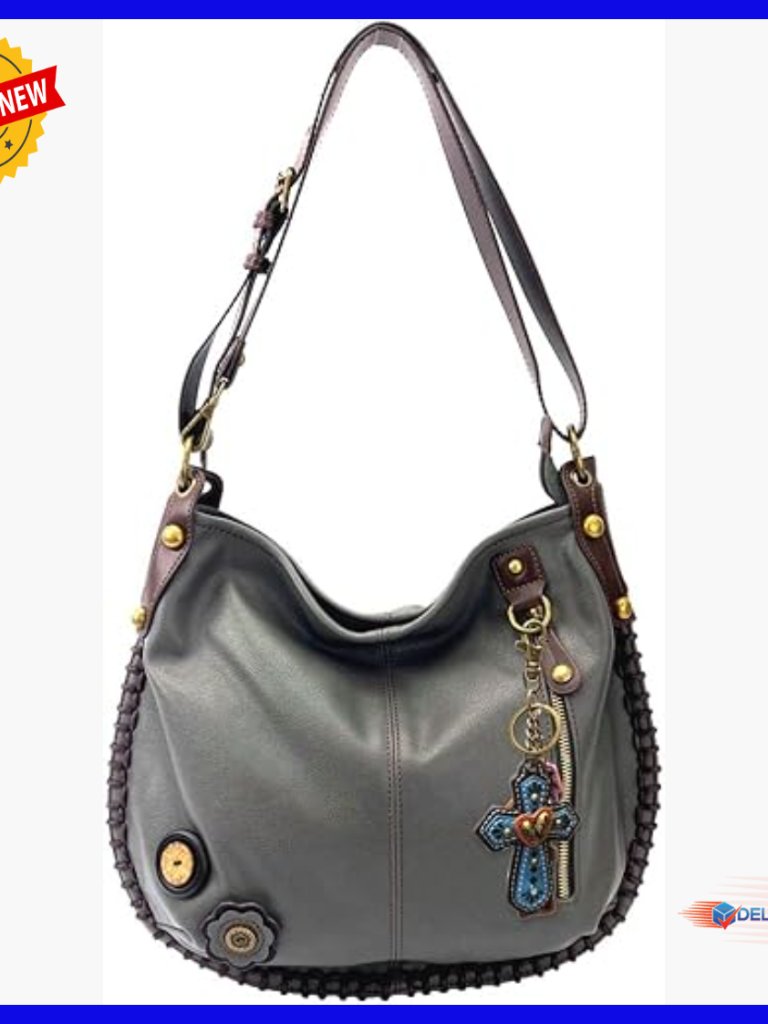 Large Convertible Hobo Crossbody Shoulder Bag Faux Leather Adjustable Strap